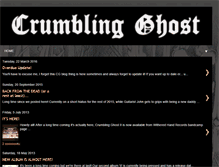 Tablet Screenshot of crumblingghost.blogspot.com