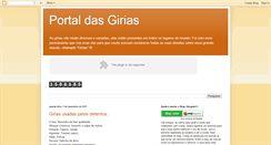 Desktop Screenshot of portaldasgirias.blogspot.com