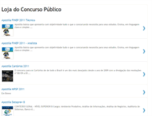 Tablet Screenshot of lojadoconcursopublico.blogspot.com
