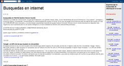 Desktop Screenshot of busquedas.blogspot.com