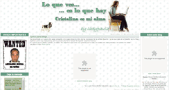 Desktop Screenshot of cristalinaesmialma.blogspot.com