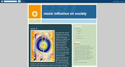 Desktop Screenshot of musicinfluenceonsociety.blogspot.com