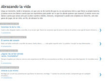 Tablet Screenshot of abrazandolavida.blogspot.com