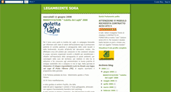 Desktop Screenshot of legambientesora.blogspot.com