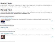 Tablet Screenshot of howardnews.blogspot.com