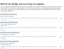 Tablet Screenshot of behindthebadge.blogspot.com