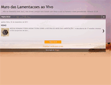 Tablet Screenshot of lamentacoesaovivo.blogspot.com