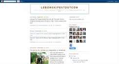 Desktop Screenshot of lebowskifestdotcom.blogspot.com