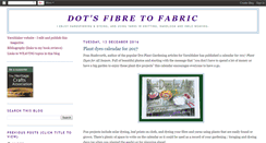 Desktop Screenshot of fibre2fabric.blogspot.com