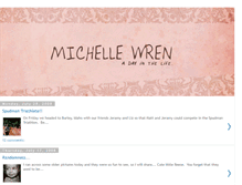 Tablet Screenshot of michellewren.blogspot.com