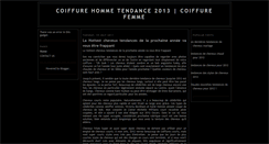 Desktop Screenshot of coiffuretendance2012.blogspot.com
