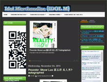 Tablet Screenshot of idolmerchandies.blogspot.com