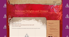 Desktop Screenshot of deliciousdelightsanddresses.blogspot.com