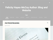 Tablet Screenshot of felicityhayes-mccoy.blogspot.com