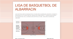 Desktop Screenshot of basquetalbarracin.blogspot.com