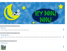 Tablet Screenshot of hey-diddle-diddle.blogspot.com