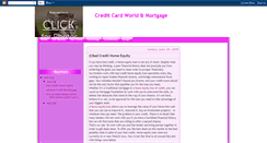 Desktop Screenshot of mycreditcardworld.blogspot.com