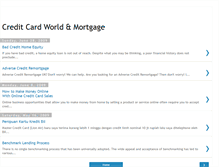 Tablet Screenshot of mycreditcardworld.blogspot.com