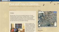 Desktop Screenshot of paulandjaneszambianexperience.blogspot.com