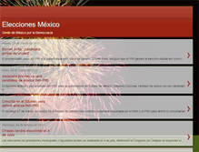 Tablet Screenshot of eleccionesmexgmd.blogspot.com