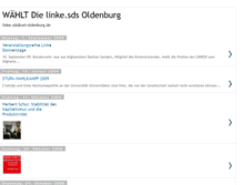 Tablet Screenshot of linke-sds-oldenburg.blogspot.com