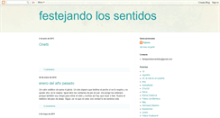 Desktop Screenshot of festejandolossentidos.blogspot.com