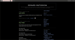 Desktop Screenshot of edwardwatson.blogspot.com