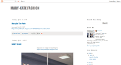 Desktop Screenshot of mary-katefashion.blogspot.com