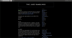 Desktop Screenshot of jaderamblings.blogspot.com