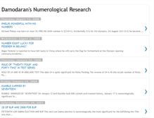 Tablet Screenshot of damodaransnumerologicalresearch.blogspot.com