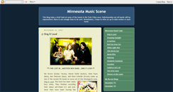 Desktop Screenshot of mnmusicscene.blogspot.com