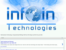 Tablet Screenshot of infointechnologies.blogspot.com
