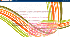 Desktop Screenshot of construyendounnuevoordensocial.blogspot.com