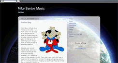Desktop Screenshot of mikesantosmusic.blogspot.com