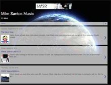 Tablet Screenshot of mikesantosmusic.blogspot.com