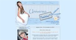Desktop Screenshot of meuniversofeminino.blogspot.com