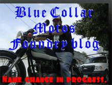 Tablet Screenshot of bluecollarmotofoundry.blogspot.com