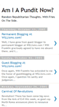 Mobile Screenshot of amiapunditnow.blogspot.com