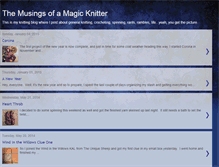 Tablet Screenshot of magicknits.blogspot.com
