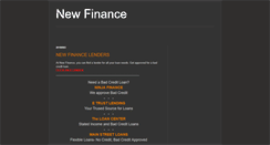 Desktop Screenshot of newloanfinance.blogspot.com