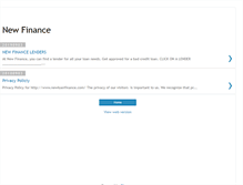 Tablet Screenshot of newloanfinance.blogspot.com