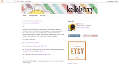 Desktop Screenshot of beedleberry.blogspot.com