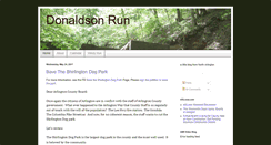 Desktop Screenshot of donaldsonrun.blogspot.com