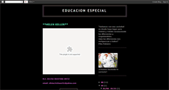 Desktop Screenshot of educacionespecialinclusiva.blogspot.com