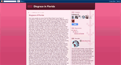 Desktop Screenshot of disgraceinflorida.blogspot.com