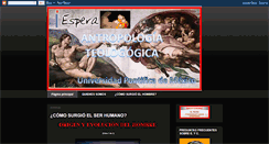 Desktop Screenshot of antropologiateologicaupm.blogspot.com