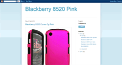 Desktop Screenshot of blackberry-8520-pink.blogspot.com