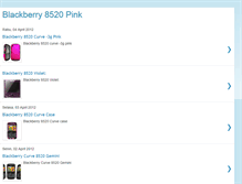 Tablet Screenshot of blackberry-8520-pink.blogspot.com
