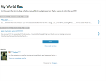Tablet Screenshot of myworldrox-sarah.blogspot.com