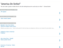 Tablet Screenshot of americaonstrike.blogspot.com